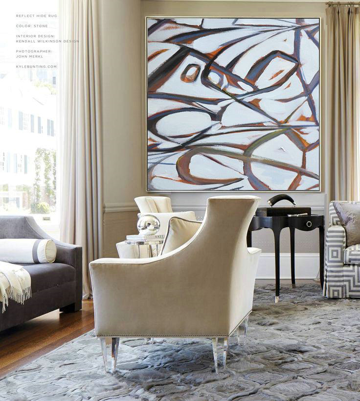 Large Abstract Painting Canvas Art,Oversized Palette Knife Painting Contemporary Art On Canvas,Huge Abstract Canvas Art,Violet Ash,White,Orange.etc